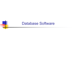 2-Database Software