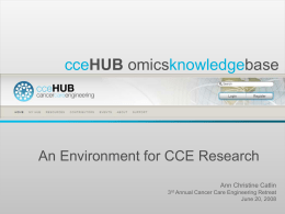 Catlin: cceHUB as a Research Tool (slides)