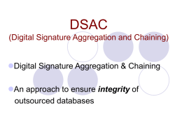 DSAC - Department of Computer Science