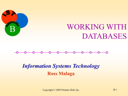 INTRODUCTION TO INFORMATION SYSTEMS TECHNOLOGY
