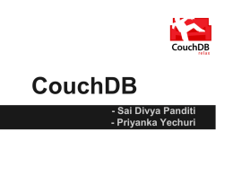 CouchDB Features