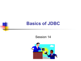 Basics of JDBC - WordPress.com