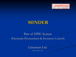 MINDER - Linesman