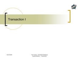 Transaction Processing