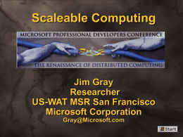 Scalable Computing talk