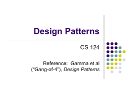 Introduction to Patterns