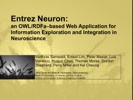Entrez Neuron: an OWL$RDFa–based Web Application for