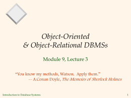 Object-Oriented & Object