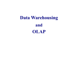 Data Warehouse - dbmanagement.info