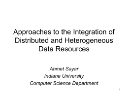 Data Integration Approaches