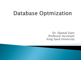 Optimization_Denormalization