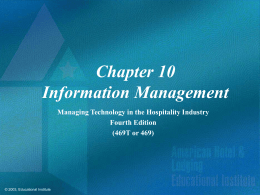 Competencies for Information Management