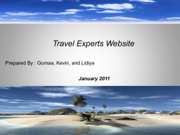 Travel Experts Solution