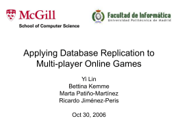 Applying Database Replication to Multi