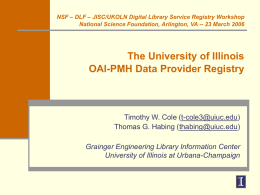 presented - University of Illinois at Urbana