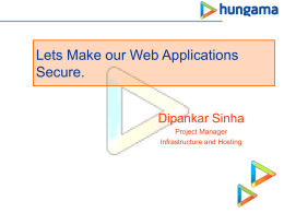 Secure and High Performance web Applications.