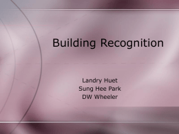 Building Recognition