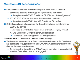 ATLAS DB Operations - Indico