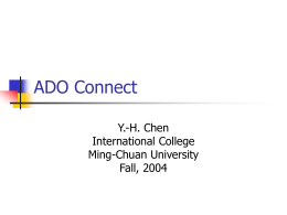 ADO Connect