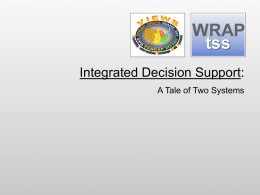 Slide 1 - VIEWS - Visibility Information Exchange Web System