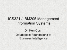 DBMS - Computer Information Systems