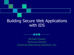 Chaney_Secure_Web_Applications