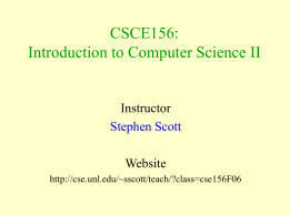 CS156Intro - Computer Science & Engineering