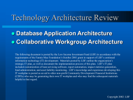 Technology Architecture Review Collaborative