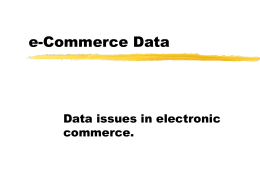 e-Commerce Data