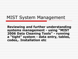 MIST System Management