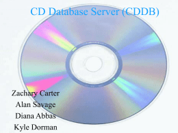 CD Database Server (CDDB)