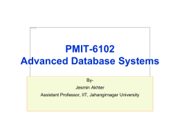 pmit-6102-15-lec3-Distributed DatabaseDesignx