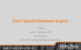 Spatial Database Engine