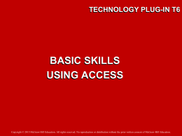 Technology Plug-In T6 PowerPoint Presentation