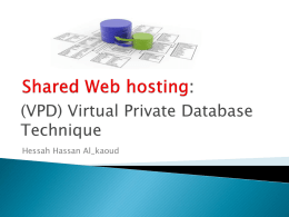 Web hosting: