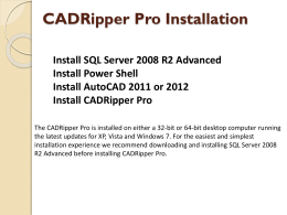 Installation - Cad Ripper Pro