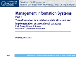 Institute of Construction Informatics, Prof. Dr.-Ing