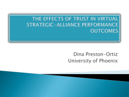 Virtual Leadership and Trust Presentation