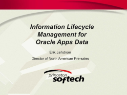 Maximize Oracle Performance by Archiving Historical Data