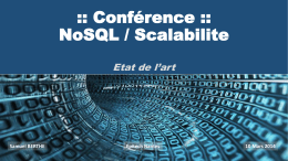 NoSQL / Scalabilite