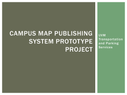 campus map publishing system Project