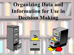Data and Database Design