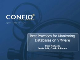 Best Practices for Monitoring SQL Server on VMware