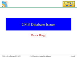 D. Barge-Database