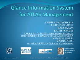 Glance Information System for ATLAS Management