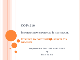 Connect_PostgreSQL_COP4710