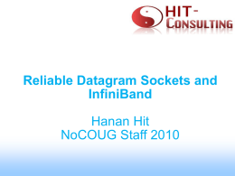 Reliable Datagram Sockets and InfiniBand