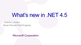 NET 4.5