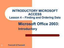 Microsoft Office XP: Introductory Course