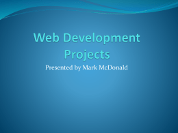 Web Development Projects